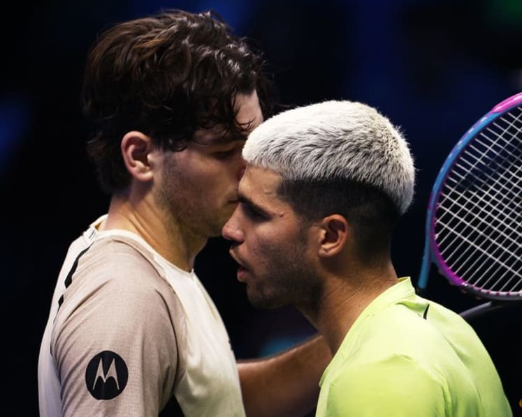 Alcaraz wins thriller with Fritz at ATP Finals, Musetti downs De Minaur