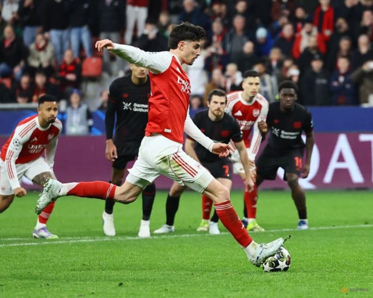Havertz haunts former club as Arsenal rescue 1-1 draw at Leverkusen