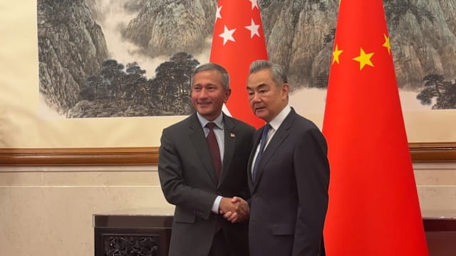 新中外长呼吁中东停火 深化绿色与数码经济合作