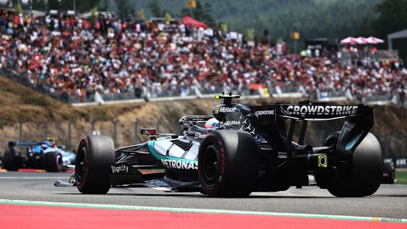 Antonelli fastest, Hamilton crashes in final Belgian GP practice