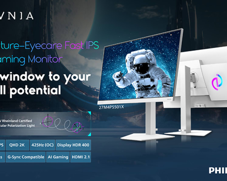Philips Evnia Launches New Nature-Eyecare Gaming Monitor that Allows Gamers to Enjoy Comfortable Marathon Gaming Sessions
