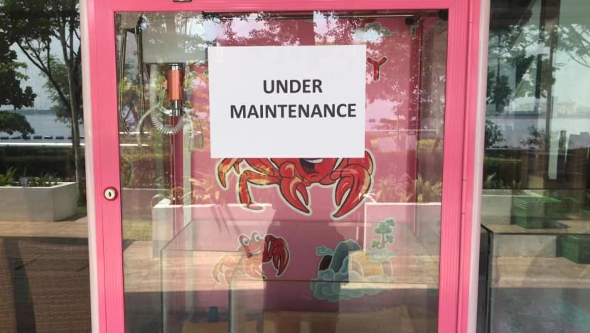 Live crab claw machine ‘under maintenance’ for the time being: House of Seafood owner