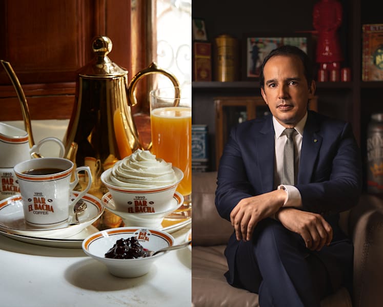 Bacha Coffee and TWG Tea co-founder Taha Bouqdib - CNA Luxury
