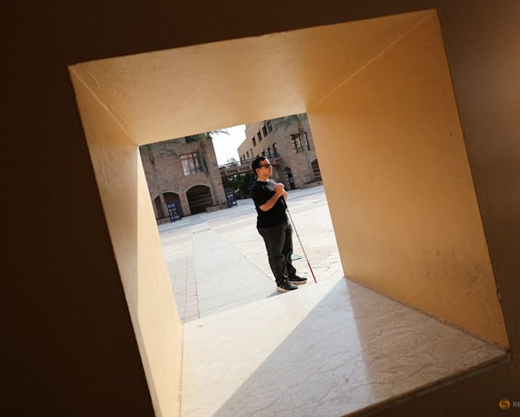 Blind Egyptian entrepreneur's AI app helps others 'see' the world