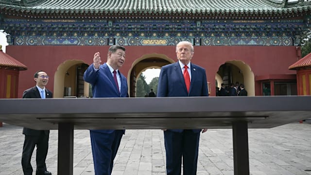 特朗普称会谈“很棒” 盛赞中国风景优美