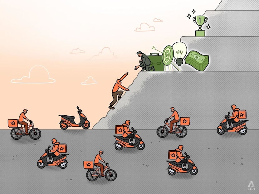 Stalled careers, limited earnings: How some young workers are getting stuck in delivery and ride-hailing jobs