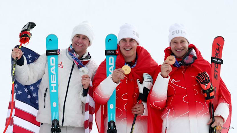 Alpine skiing-Golden joyride continues for Von Allmen, the Stelvio's smiling assassin