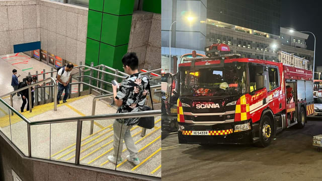 诺维娜地铁站服务已恢复 SMRT：白烟来自空气处理机故障马达