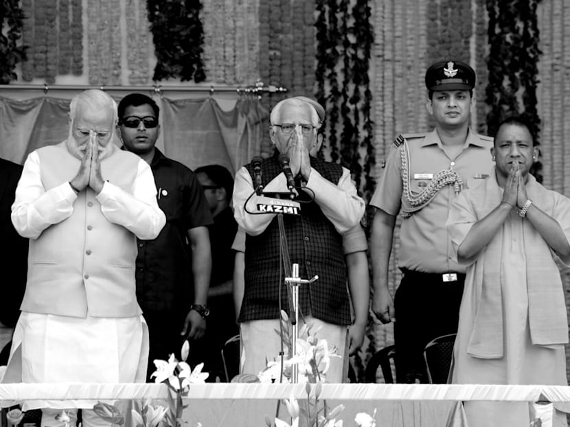 Modi plays Hindu card in pivotal state