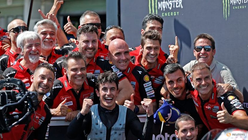 Marquez storms to Czech MotoGP victory with late pass on Bagnaia