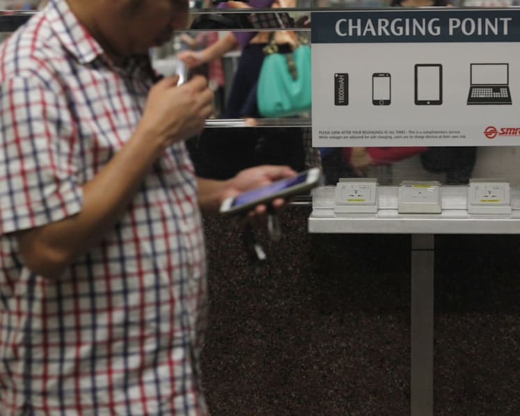 SMRT to install more charging points after positive feedback