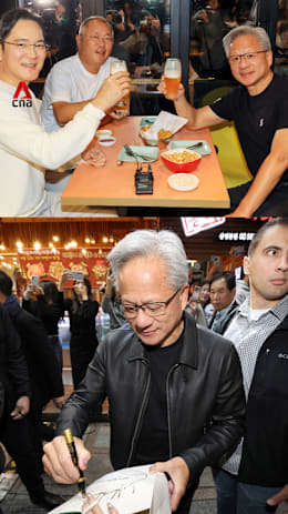 Bosses of Nvidia, Samsung and Hyundai  meet for ‘chimaek’ and ‘love shot’ in Seoul Bosses of Nvidia, Samsung and Hyundai  meet for ‘chimaek’ and ‘love shot’ in Seoul