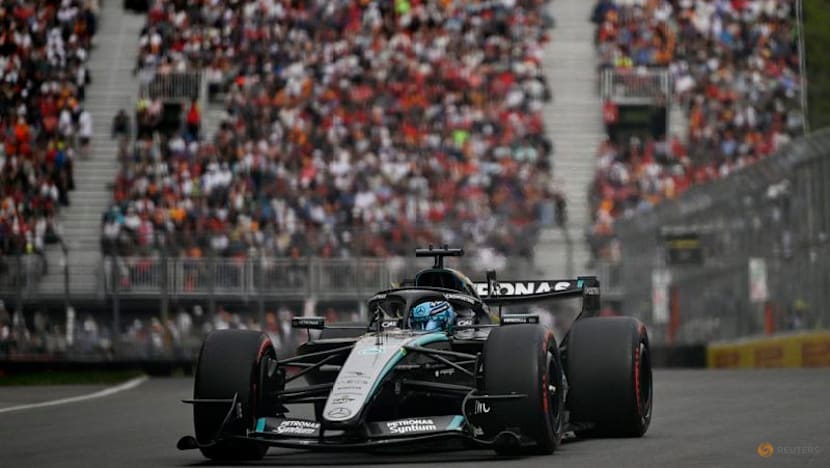 Russell snatches Canada GP pole from Mercedes teammate Antonelli