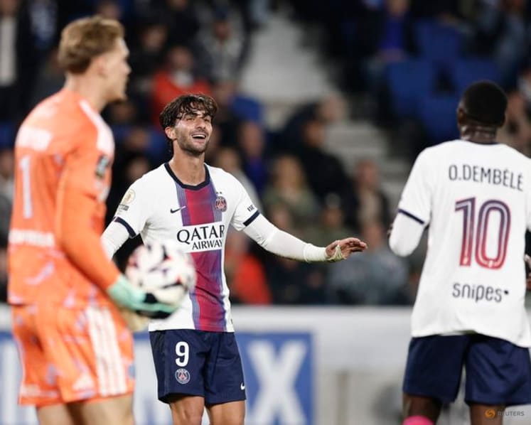 Dembele atones for penalty miss in PSG win at Strasbourg