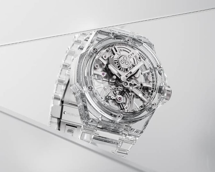 Hublot’s new all-sapphire Big Bang watch hides absolutely nothing 