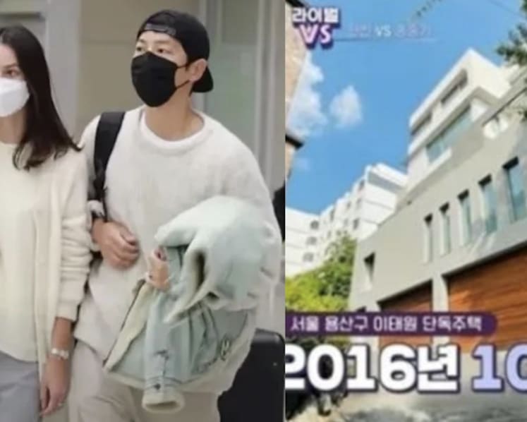 Song Joong Ki Said To Have Moved Into A S$20Mil Itaewon Mansion With Wife Katy Louise Saunders