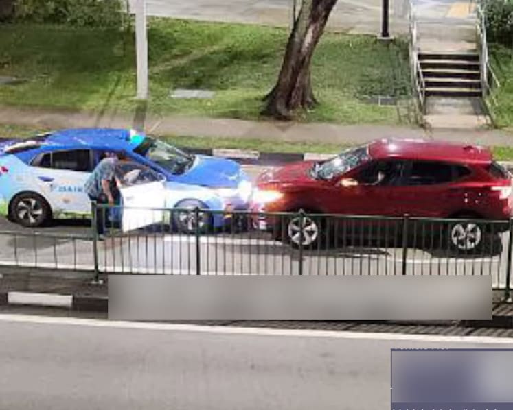 Taxi driver, 63, taken conscious to hospital after alleged hit-and-run in Potong Pasir