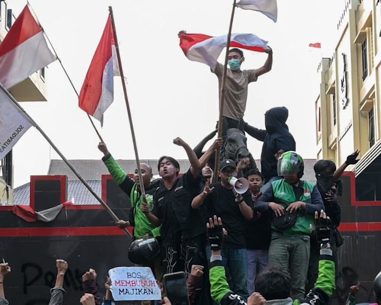 Indonesian gig workers to hold first major rally since Cabinet reshuffle; want transport minister fired
