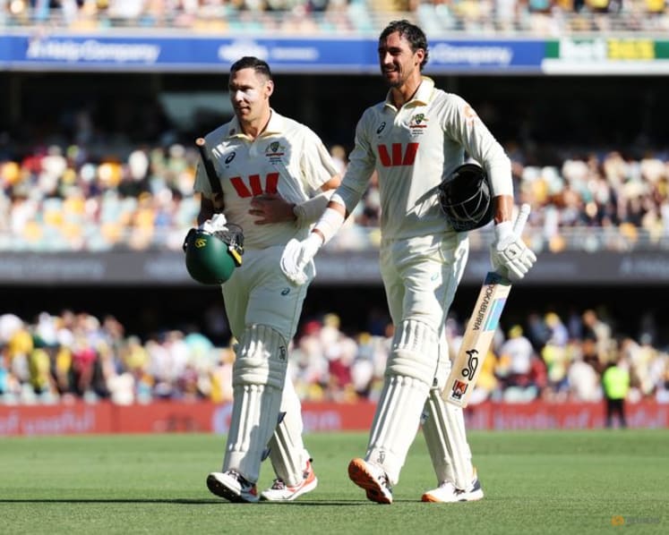 Starc shines with bat and ball to push Australia to brink of Gabba win
