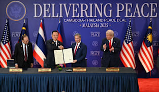 Thailand, Cambodia to cease all hostilities at disputed border in ‘peace deal’ signing witnessed by Trump Thailand, Cambodia to cease all hostilities at disputed border in ‘peace deal’ signing witnessed by Trump