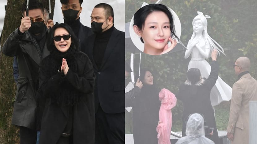 Barbie Hsu’s Memorial Statue Unveiled As Family & Friends Mark First Death Anniversary