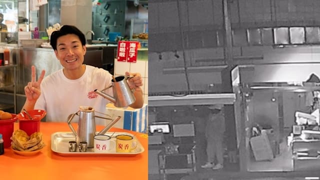 杨志龙“炭香菜市”咖啡店10天内两度遭爆窃，菜饭摊损失逾900元！