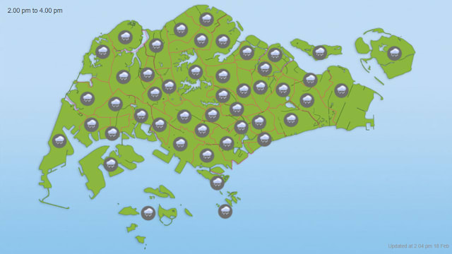 大年初二持续凉飕飕 中午后全岛阵雨