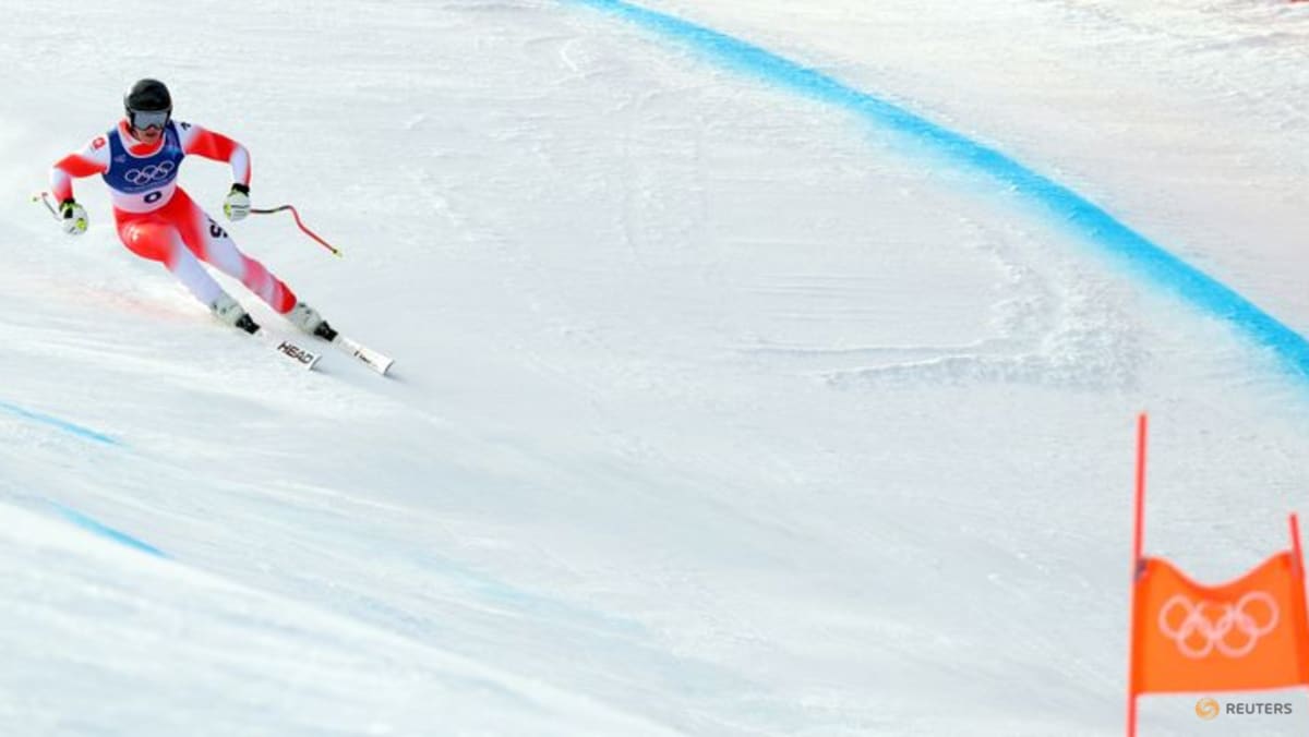Alpine skiing-Von Allmen and inspired Nef take combined gold for Switzerland