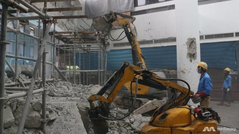 Worker at Jurong Island demolition site dies after being struck by large concrete block Worker at Jurong Island demolition site dies after being struck by large concrete block