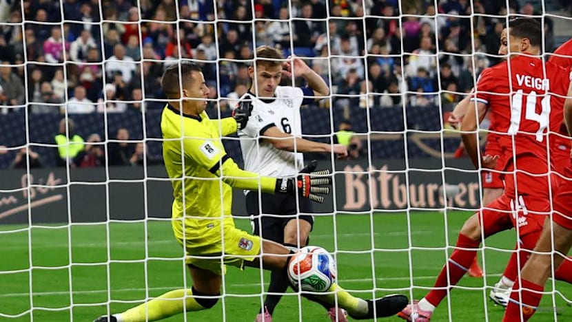 Kimmich double fires Germany top in 4-0 win over 10-man Luxembourg