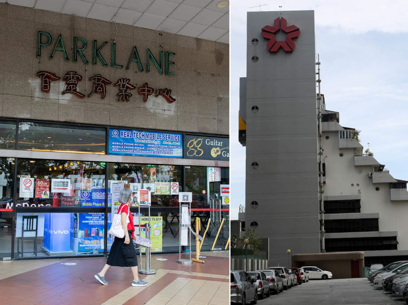 Converted KTV lounges at Parklane Shopping Centre (left) and Golden Mile Complex (right) were among 11 outlets that the police said had "possibly breached" Covid-19 safety regulations. Converted KTV lounges at Parklane Shopping Centre (left) and Golden Mile Complex (right) were among 11 outlets that the police said had "possibly breached" Covid-19 safety regulations.
