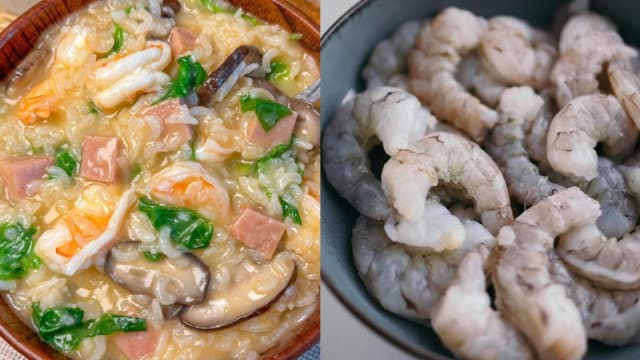 食谱：鲜虾粥