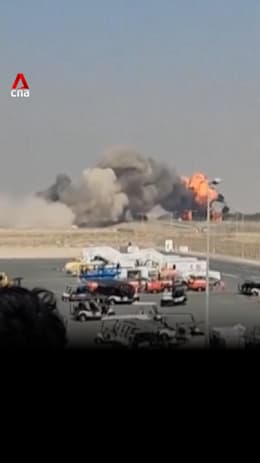Indian fighter jet crashes at Dubai Air Show, killing pilot