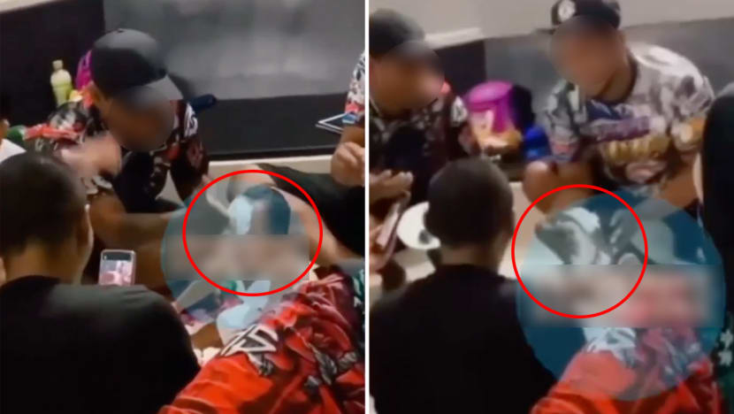 #trending: Netizens accuse party-goers of abusing crying toddler by smearing birthday cake on her face