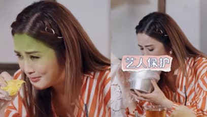 "Which Part Of It Tastes Good?!": Charlene Choi Spits Out Durian While Filming In Singapore