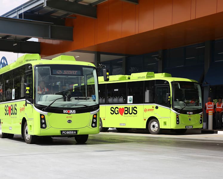 New wheelchair-accessible electric minibus to operate on a public route