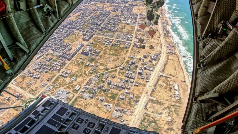 Singapore completes first humanitarian aid airdrop into Gaza