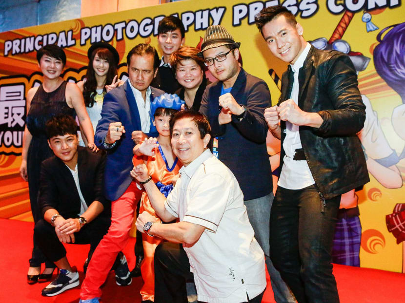 The cast of Young & Fabulous, Singapore's first cosplay-themed movie. Photo: Jason Ho.