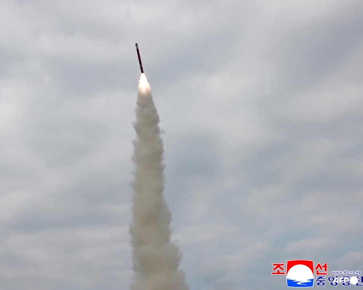 North Korea announces missile test hours before Trump due in South