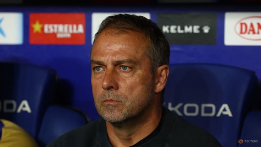 Barcelona coach Flick banned for next Champions League match