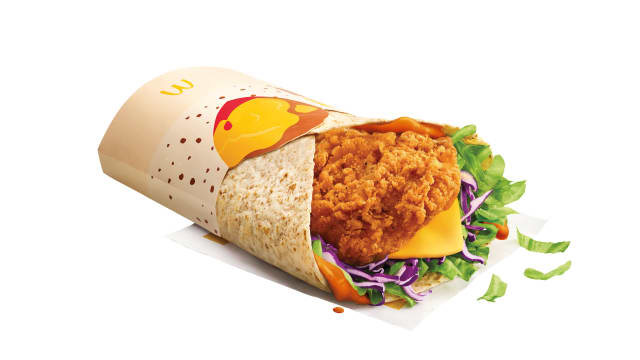 麦当劳Spicy Tomato Chicken McWrap新登场，辣番茄酱也能搭配经典汉堡！