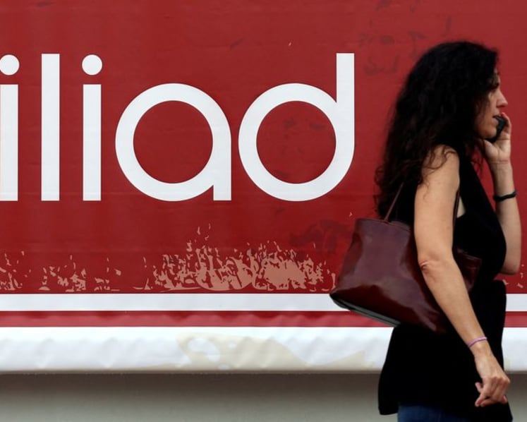 French telco Iliad's core profit rises 2% on Italy strength