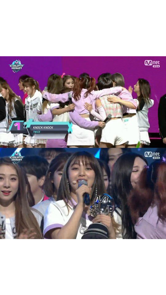 [Video] Twice Wins ′M COUNTDOWN′ Trophy with ′Knock Knock′ - 8days