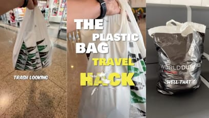 This Guy Tried The “Trash Looking” Plastic Bag Hack To Avoid Paying For Extra Carry-On Baggage On Flights. Is It Worth It?