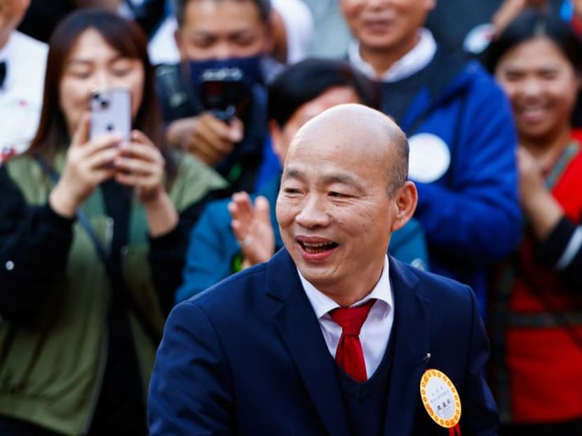 Han Kuo-yu, the parliament speaker candidate for Taiwan's largest opposition party the Kuomintang arrives at the parliament in Taipei, Taiwan on Feb 1, 2024. Han Kuo-yu, the parliament speaker candidate for Taiwan's largest opposition party the Kuomintang arrives at the parliament in Taipei, Taiwan on Feb 1, 2024.