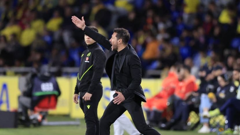 Simeone laments flat Atletico after Las Palmas loss as title hopes fade