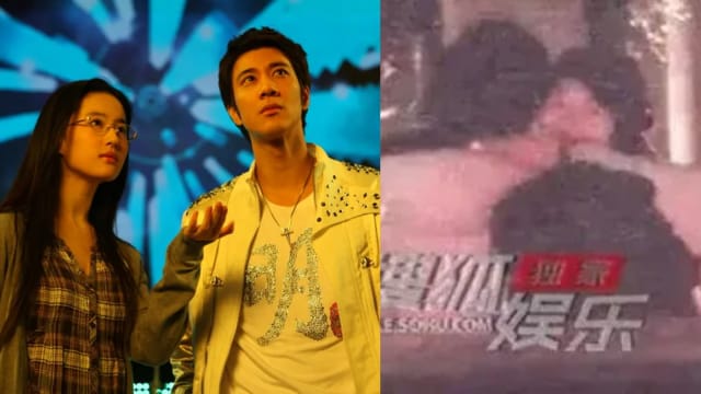 王力宏街边拥抱美女，仔细一看竟是刘亦菲