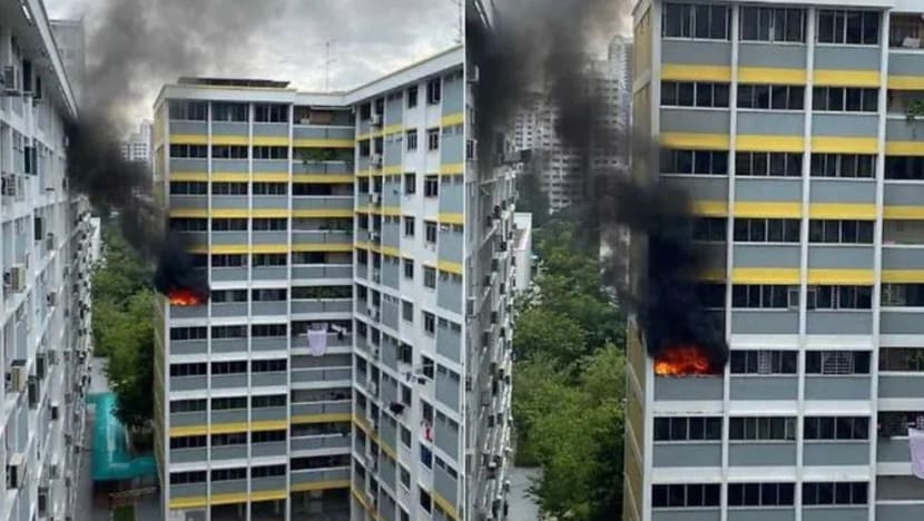 10 people evacuated after fire breaks out at HDB flat in Bukit Panjang