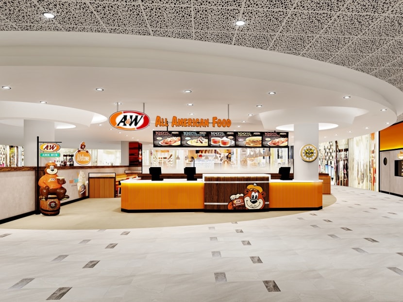 A&W Restaurants said the new outlet in Ang Mo Kio will have a similar menu to the one in Jewel, which includes classics such as the Chicken Coney Dog, Waffle Ice Cream and Root Beer Float. A&W Restaurants said the new outlet in Ang Mo Kio will have a similar menu to the one in Jewel, which includes classics such as the Chicken Coney Dog, Waffle Ice Cream and Root Beer Float.