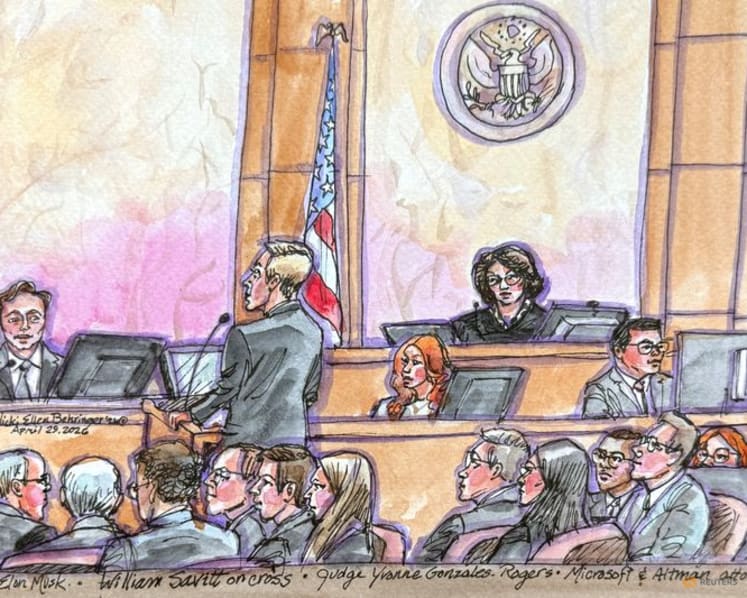Elon Musk returns to witness stand for cross-examination by OpenAI's lawyer